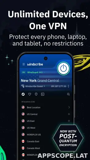 Windscribe скриншот 4